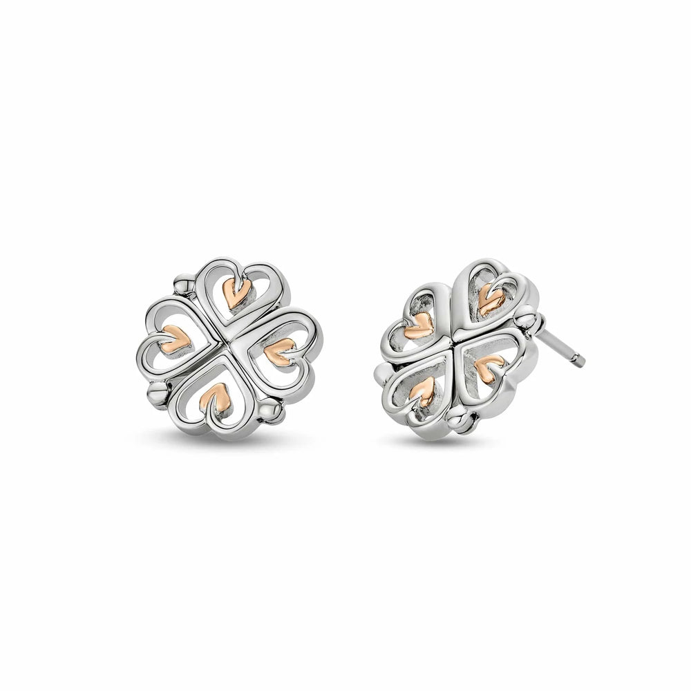 
                      
                        Clogau Tree of Life Sterling Silver Heart Drop-Stud Earrings
                      
                    