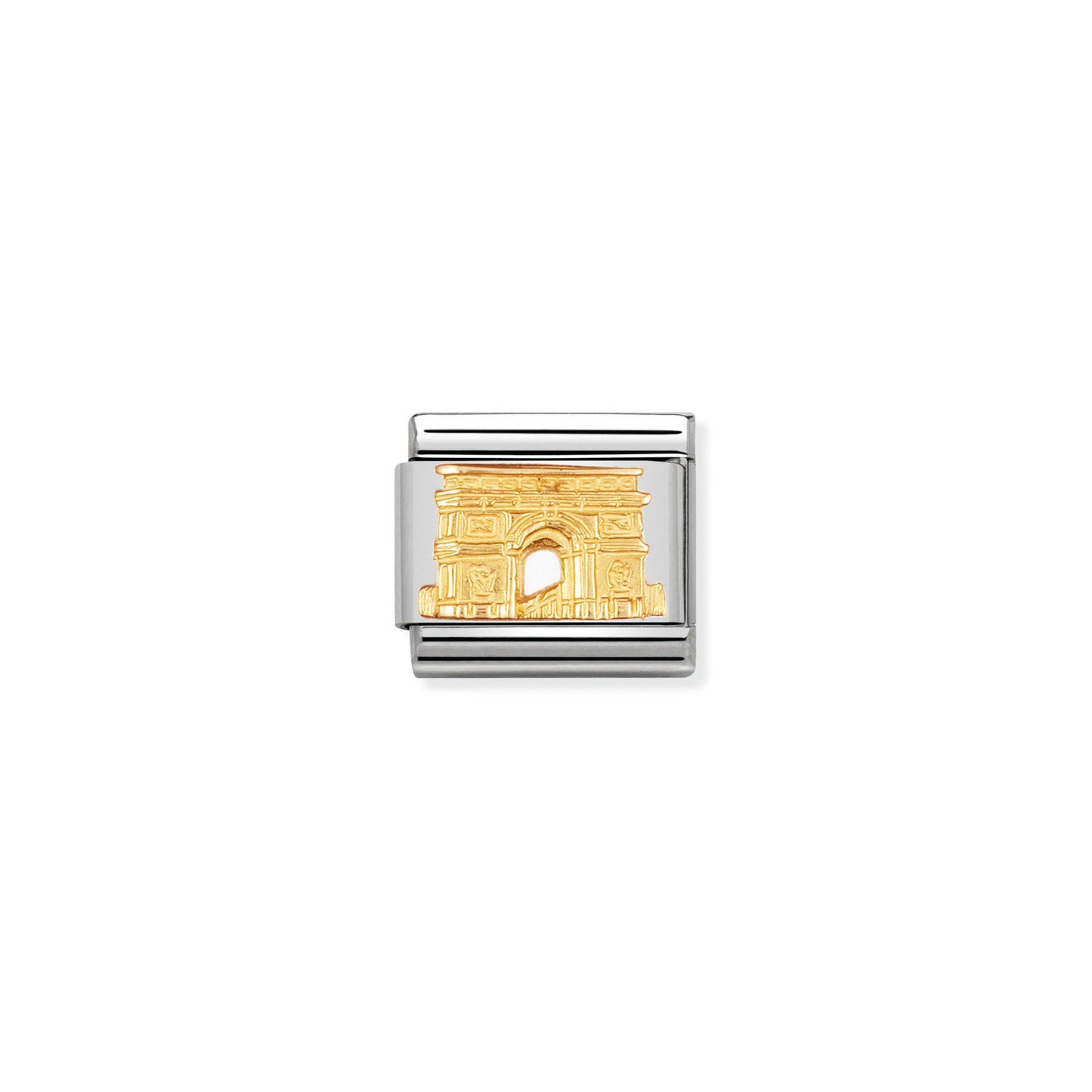 Nomination Classic Link with Arc de Triomph in Yellow Gold Tone