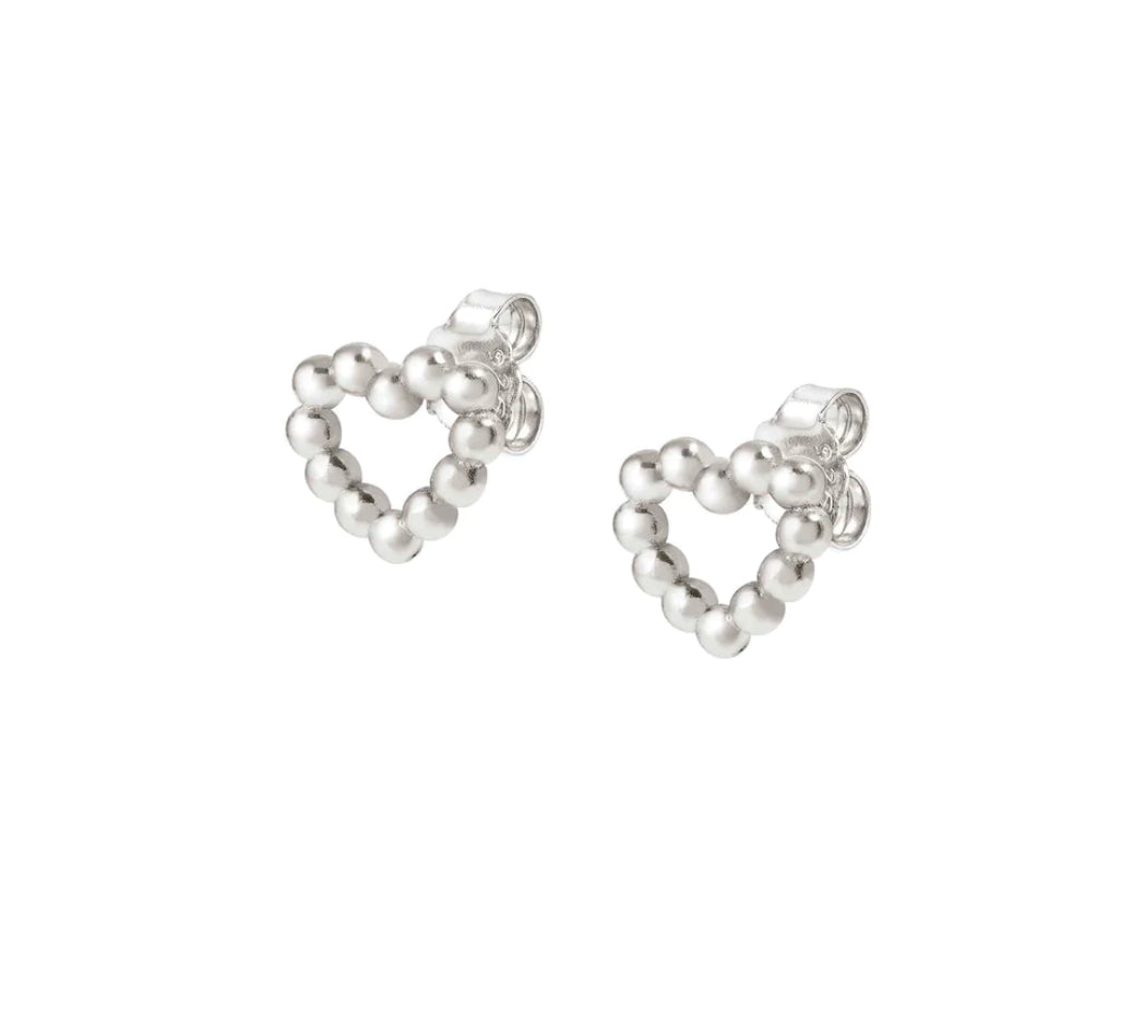 Nomination Silver Lovecloud Heart Stud Earrings