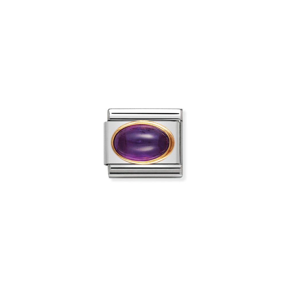 Nomination Classic Link Amethyst - February