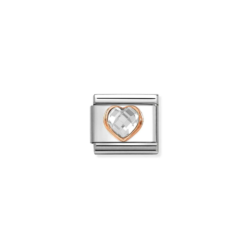 Nomination Classic Link CZ Heart
