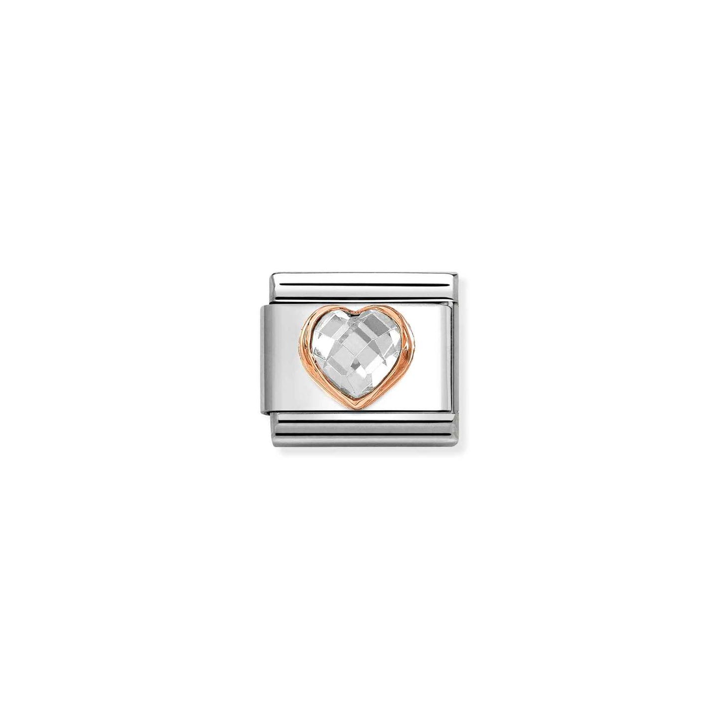 Nomination Classic Link CZ Heart