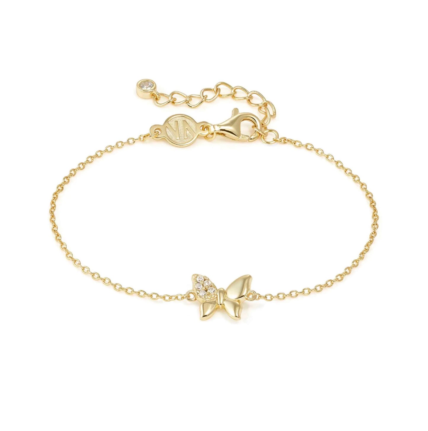 Nomination Petite Sparkle Bracelet, Butterfly
