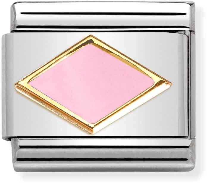 Nomination Pink Enamel Rhombus Charm
