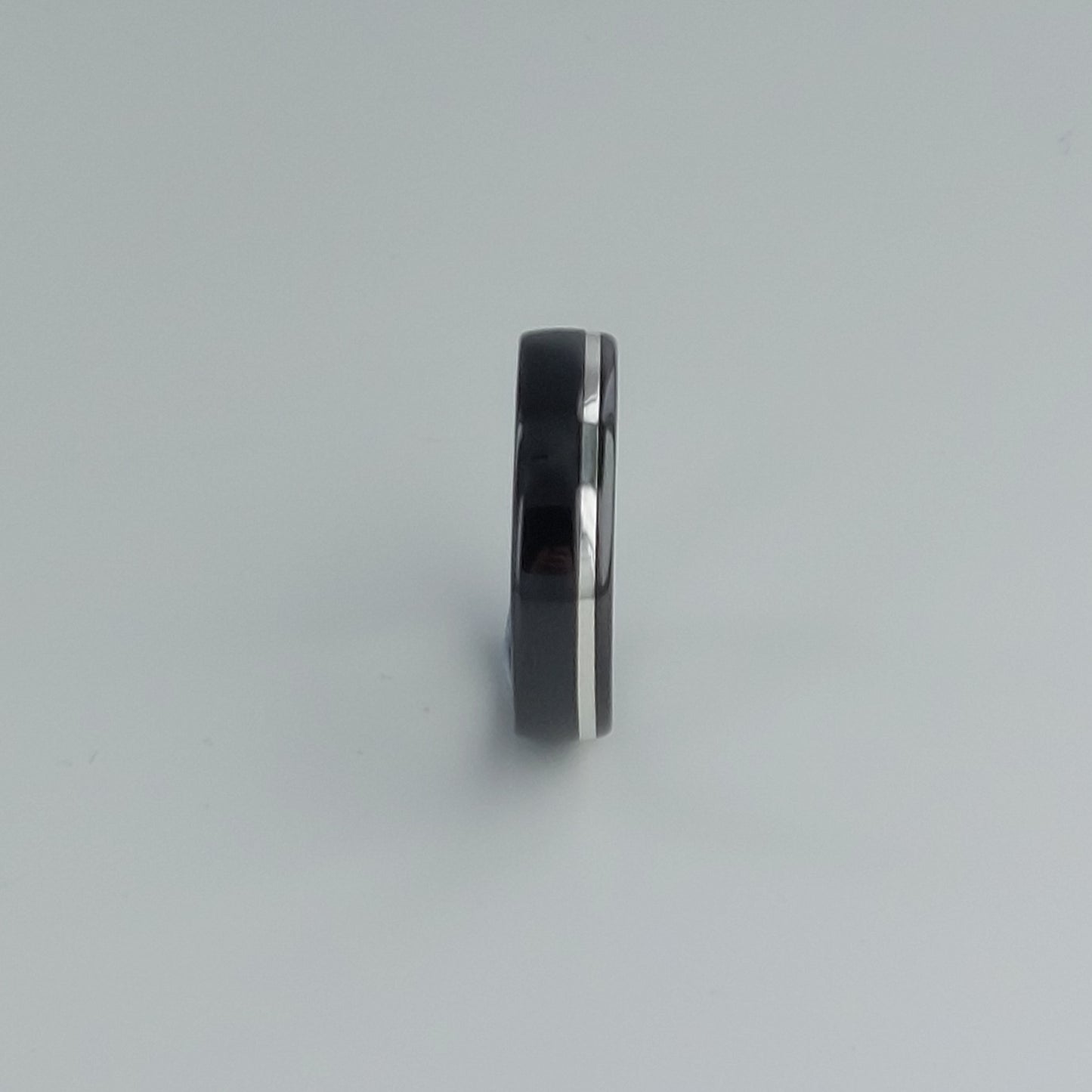 Zedd Silver Zirconium 6mm Wedding Ring
