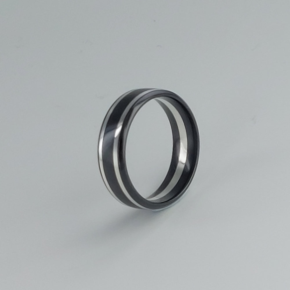 
                      
                        Zedd Silver Zirconium 7mm Wedding Ring
                      
                    