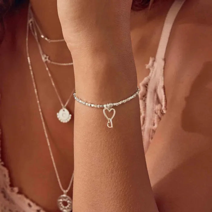 
                      
                        ChloBo Mini Cube Interlocking Love Heart Bracelet
                      
                    