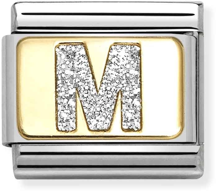 Nomination Gold Glitter M Charm