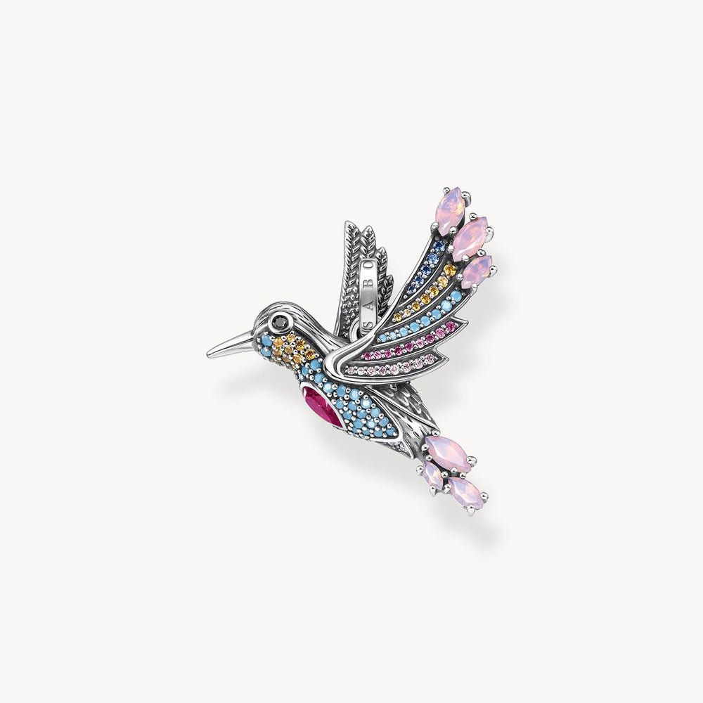 Thomas Sabo Colourful Hummingbird Silver Pendant