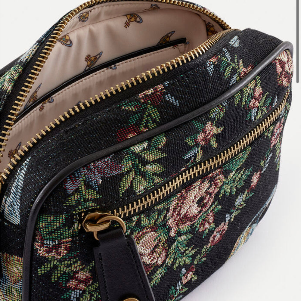 
                      
                        Vivienne Westwood Anna Trellis Tapestry Camera Bag
                      
                    