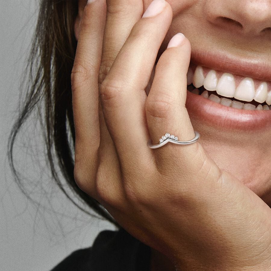 
                      
                        Pandora Tiara Wishbone Ring
                      
                    