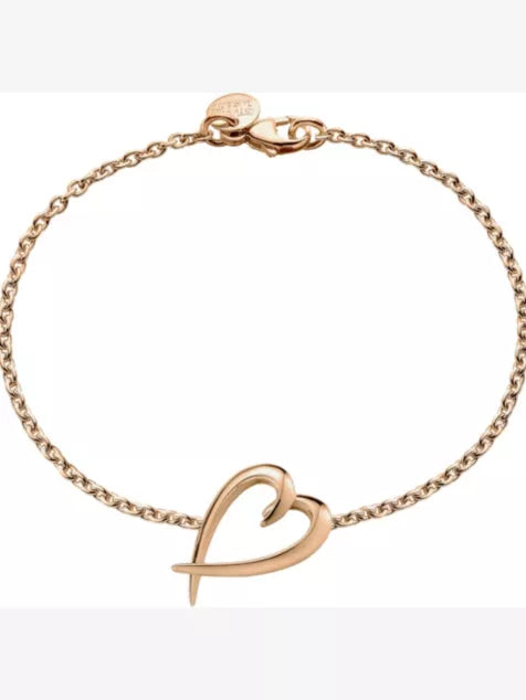 Shaun Leane Signature rose-gold vermeil heart bracelet