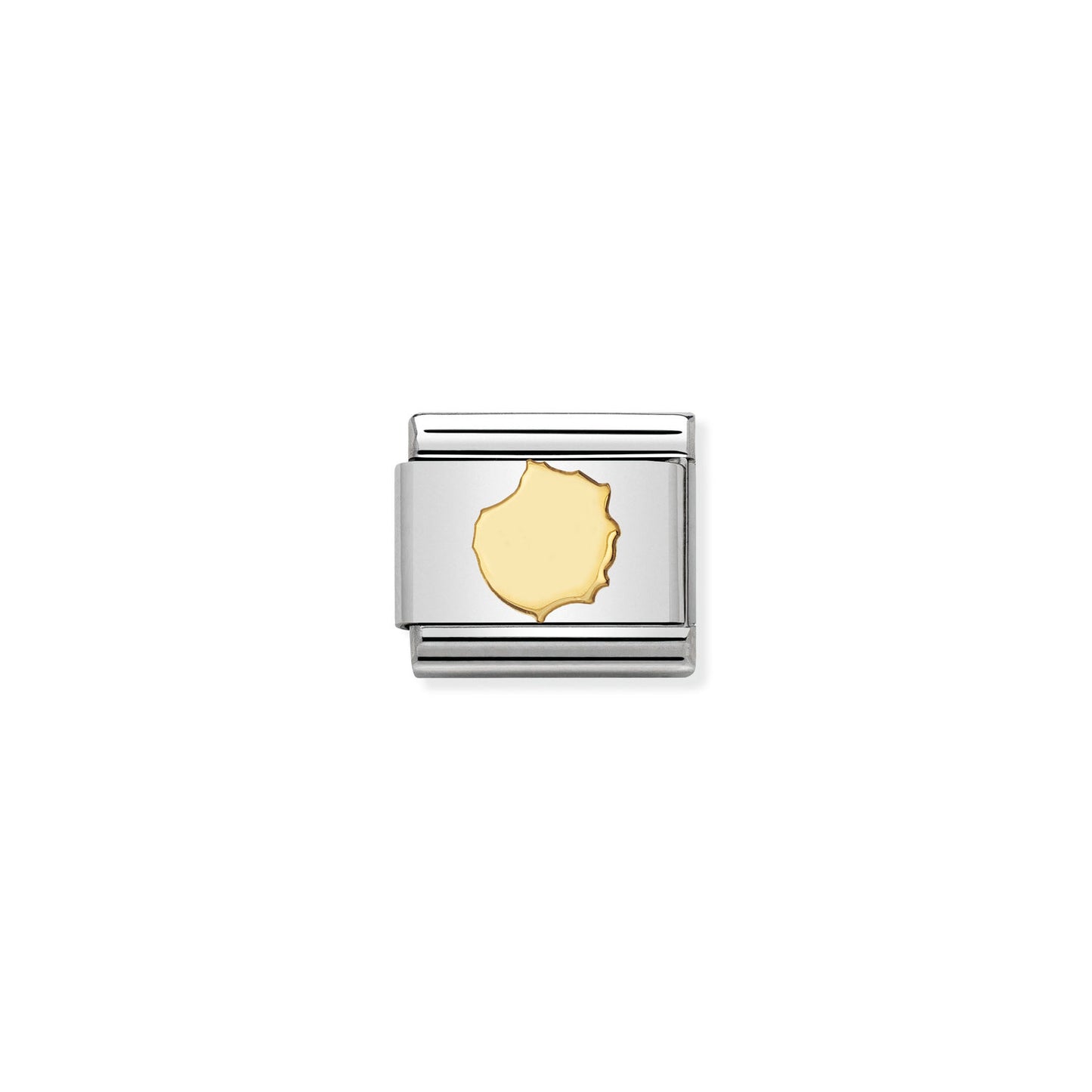 Nomination Classic Link with Gran Canaria Island in Yellow Gold Tone