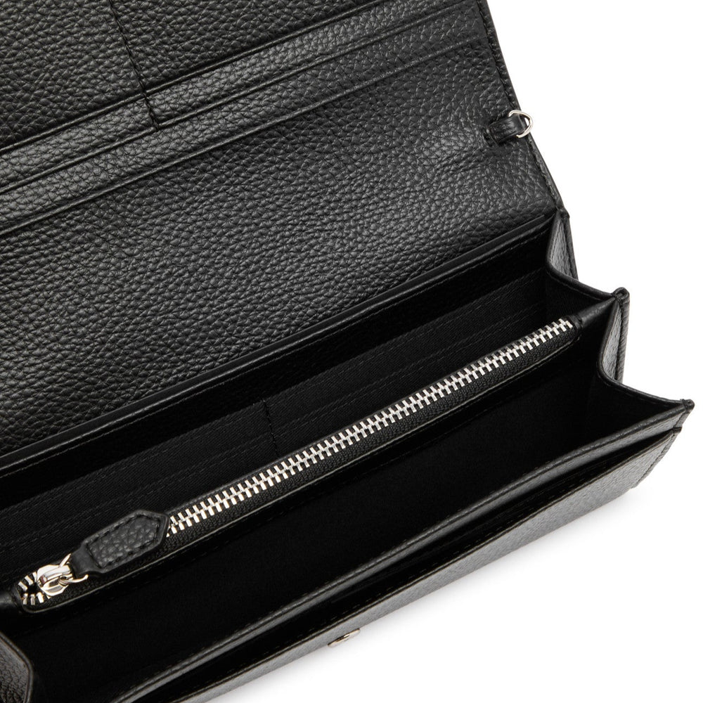 
                      
                        Vivienne Westwood Long Wallet with Chain Black Grain
                      
                    
