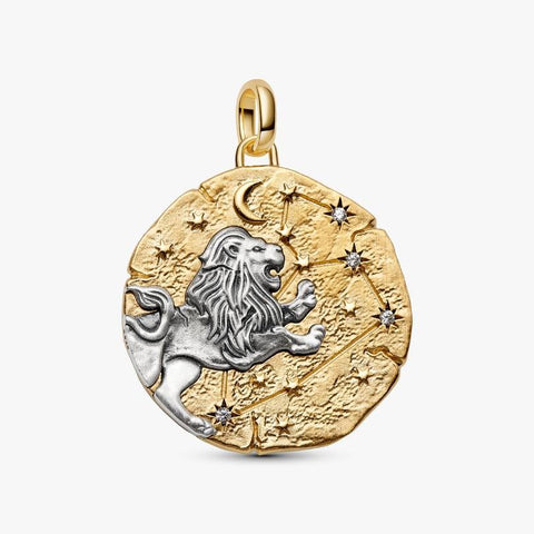Pandora Leo Zodiac Oversized Medallion Charm