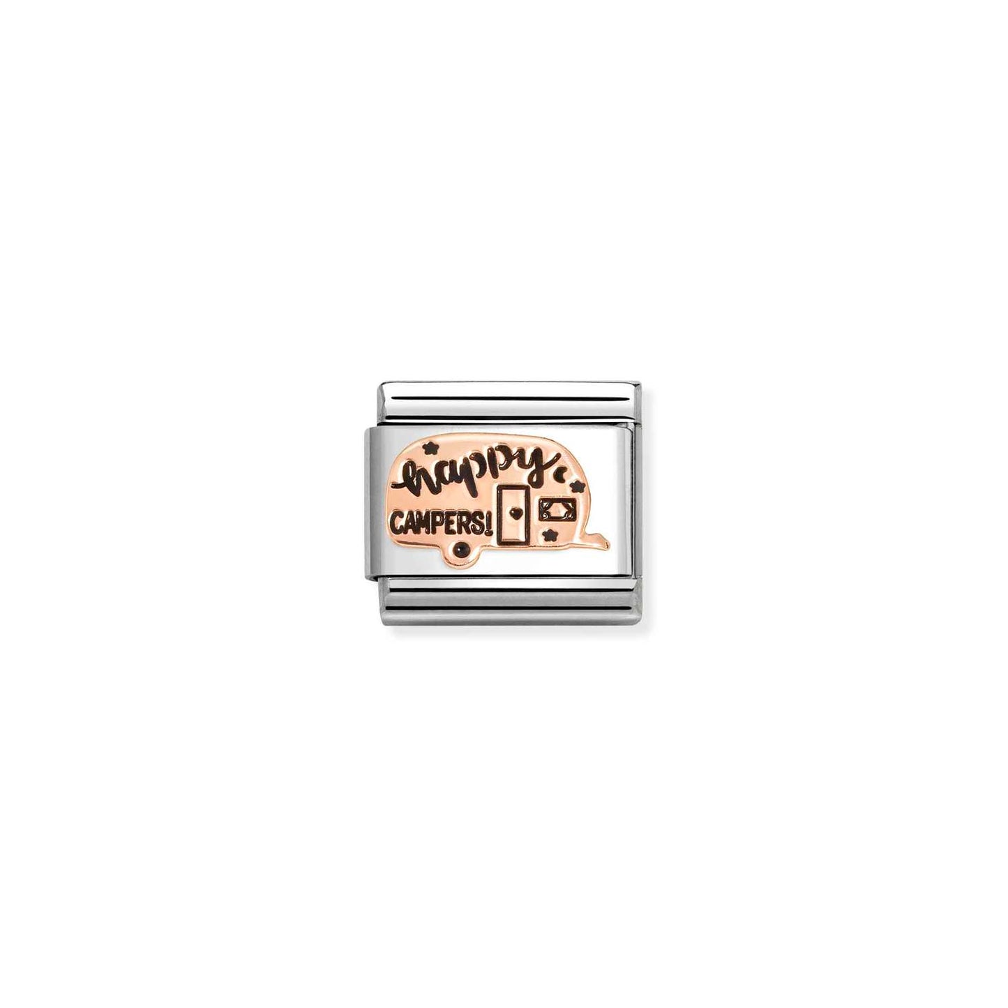 Nomination CLASSIC Rose Gold Happy Campers Caravan Charm
