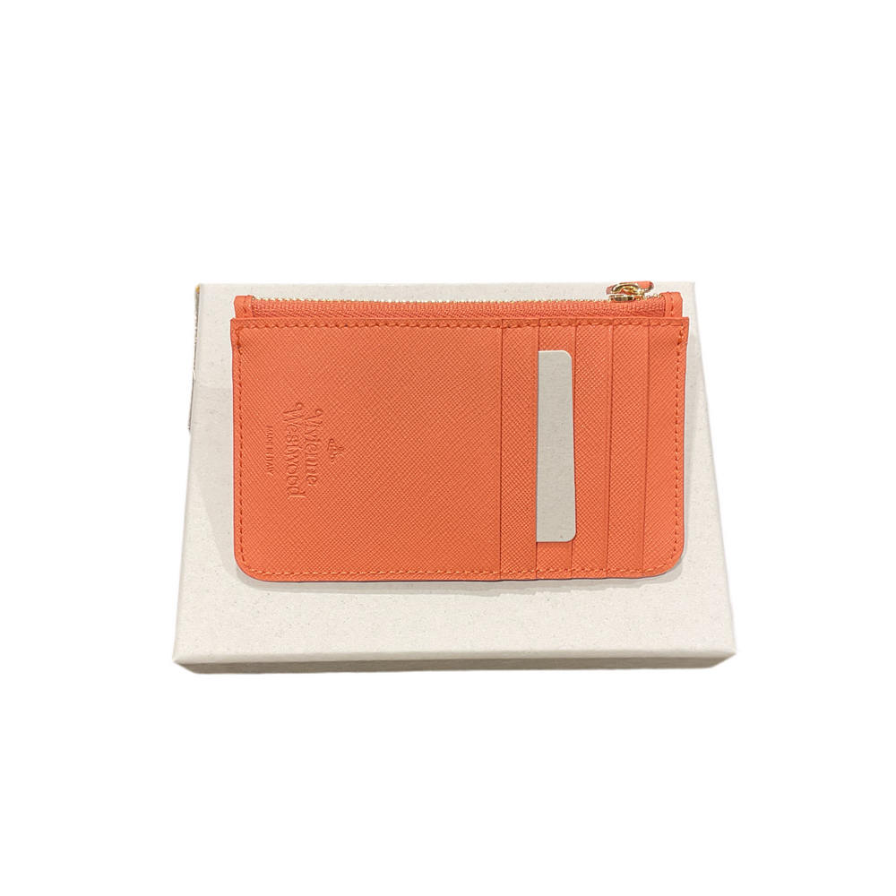 
                      
                        Vivienne Westwood Saffiano Half Moon Card Holder Orange
                      
                    