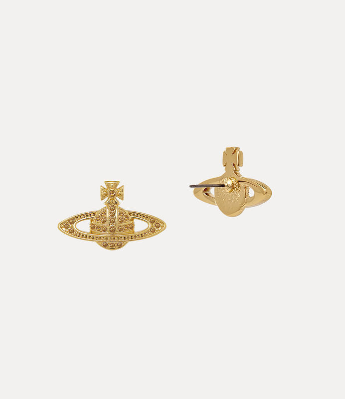 
                      
                        Vivienne Westwood Mini Bas Relief Earrings Gold Tone
                      
                    