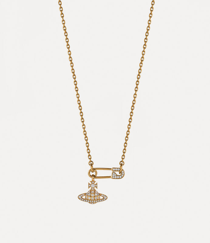 Vivienne Westwood Lucrece Pendant Necklace Gold Tone