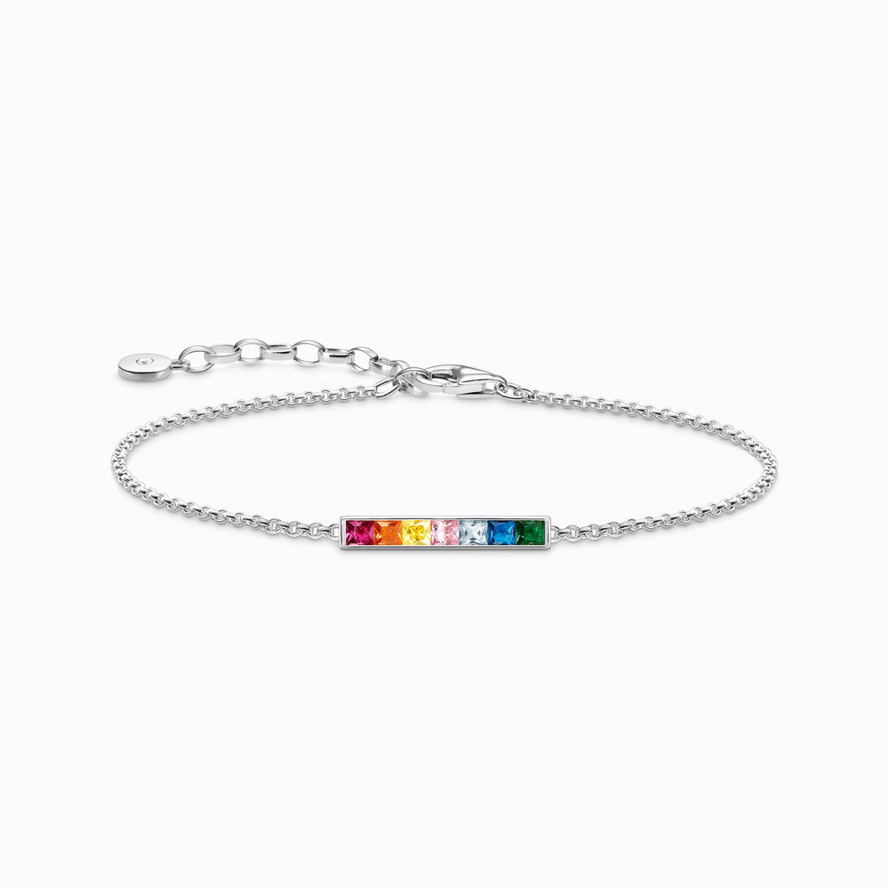 Thomas Sabo Bracelet colourful stones silver