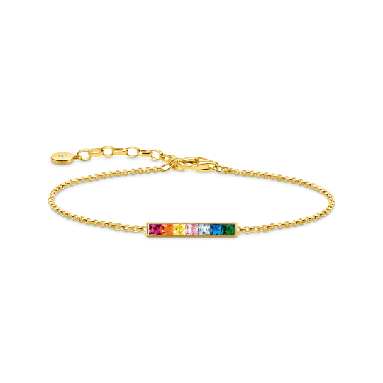 Thomas Sabo Bracelet colourful stones gold