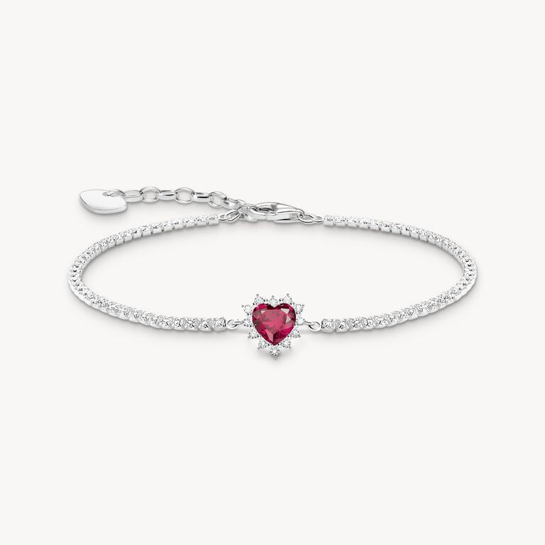 Thomas Sabo Silver Heart Bracelet Romance