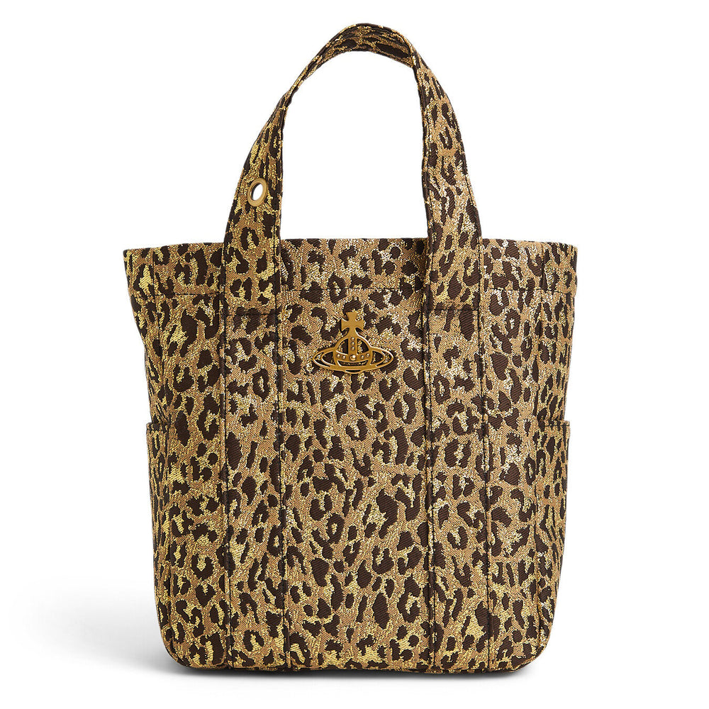 Vivienne Westwood Leopard Murray Small Tote Bag