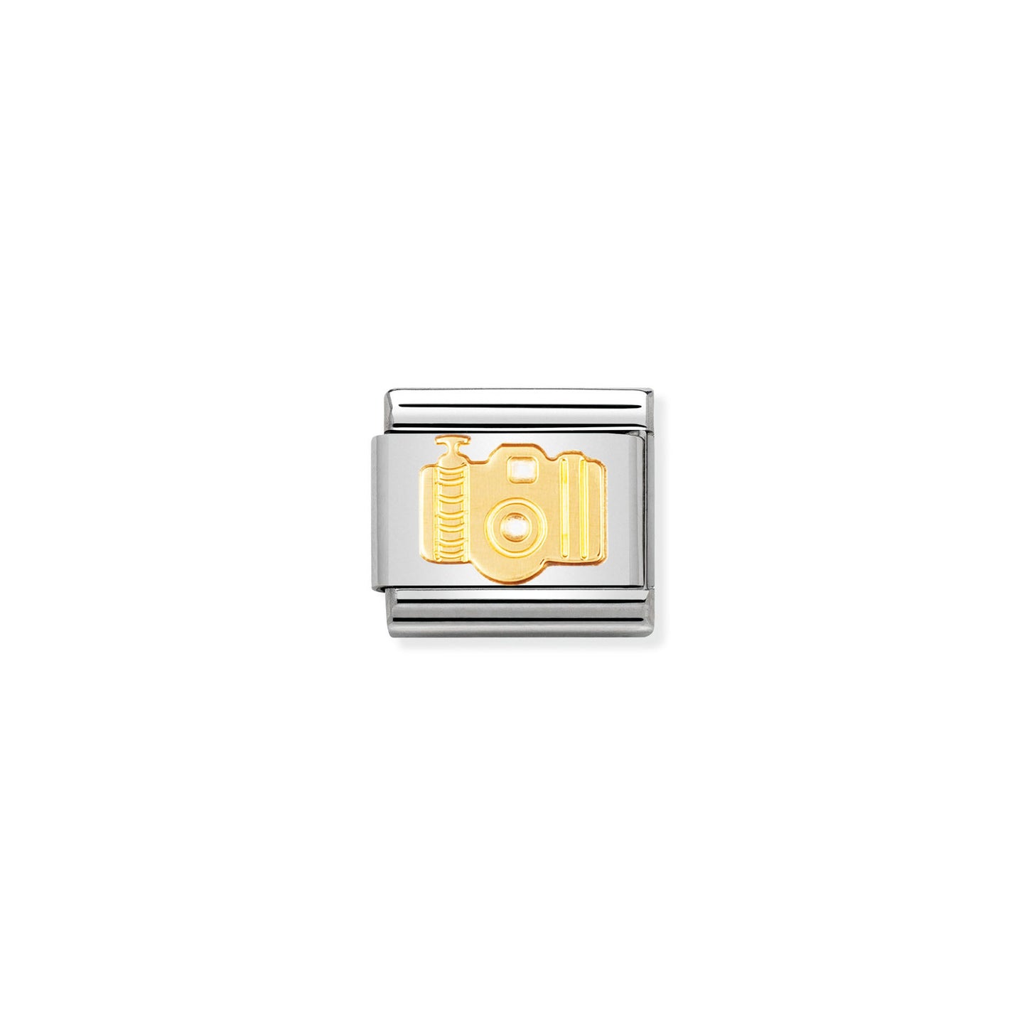 Nomination Classic Link with Camera in Yellow Gold Tone