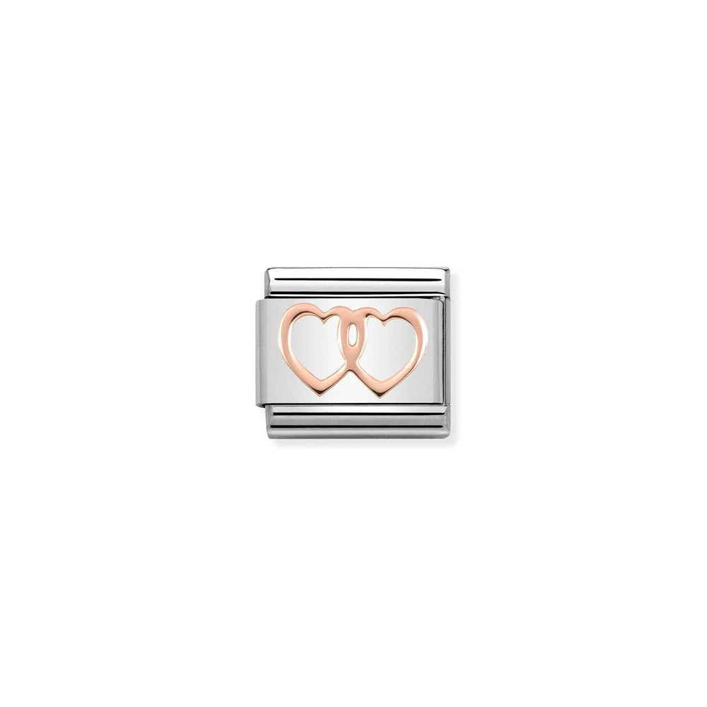 Nomination Classic Link Double Heart