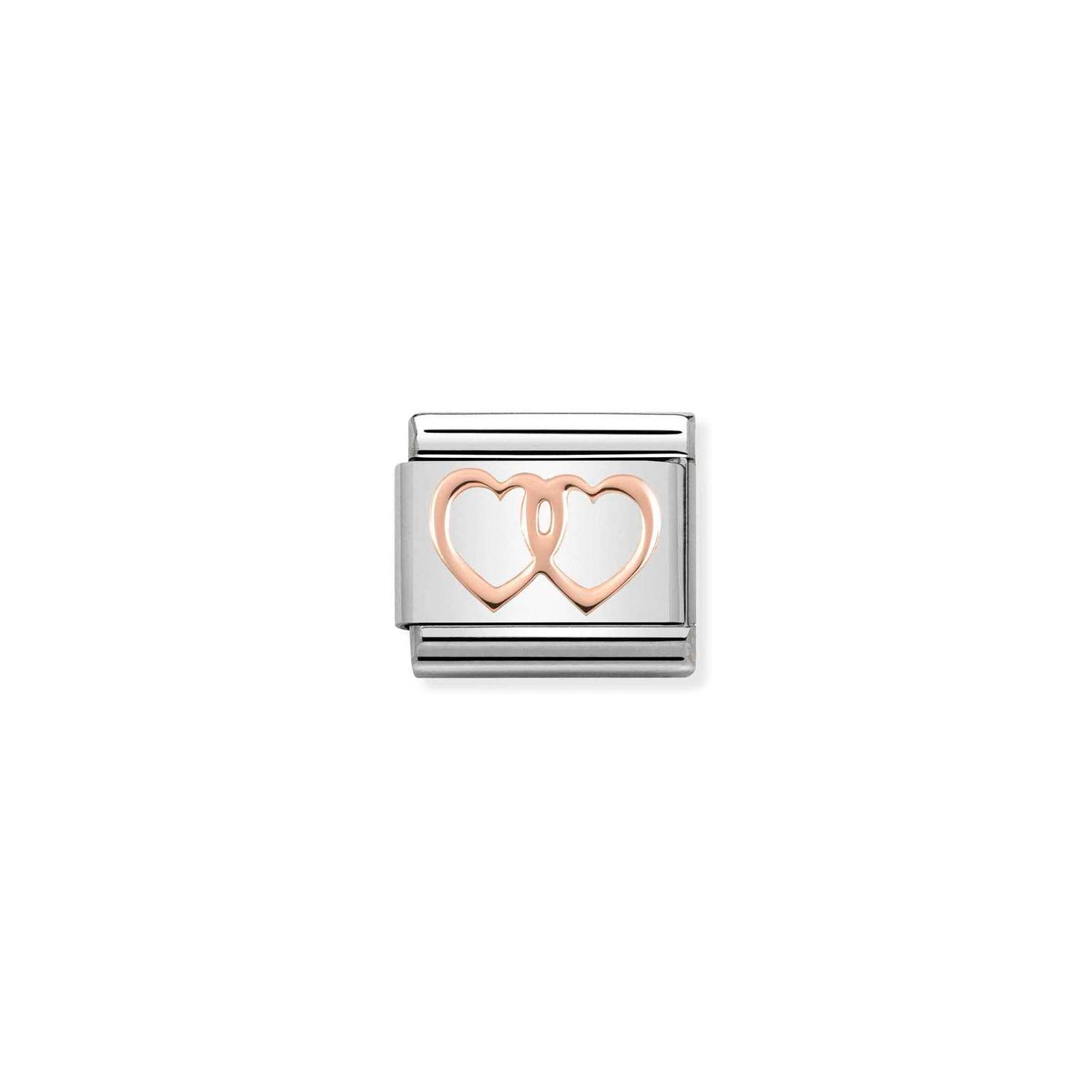 Nomination Classic Link Double Heart