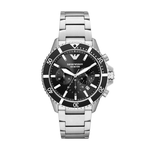 EMPORIO ARMANI World Explorer Black Men's Watch AR11360