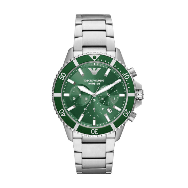 EMPORIO ARMANI World Explorer Green Men's Watch AR11500