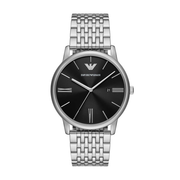 EMPORIO ARMANI Men's Minimalist Black Watch AR11600