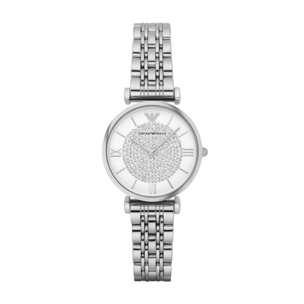 EMPORIO ARMANI Gianni Silver Women's Watch AR1925