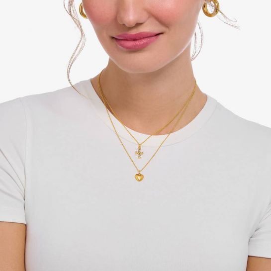 
                      
                        Thomas Sabo Gold Engraveable Heart Necklace
                      
                    