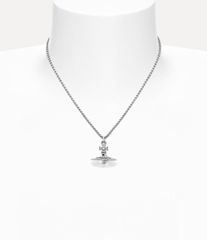 
                      
                        Vivienne Westwood New Tiny Orb Pendant Necklace Silver Tone
                      
                    