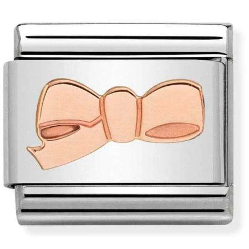 Nomination Italy Classic Rose Gold Bow Charm