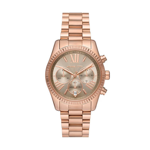 Michael Kors Lexington Ladies' Rose Gold Tone Bracelet Watch
