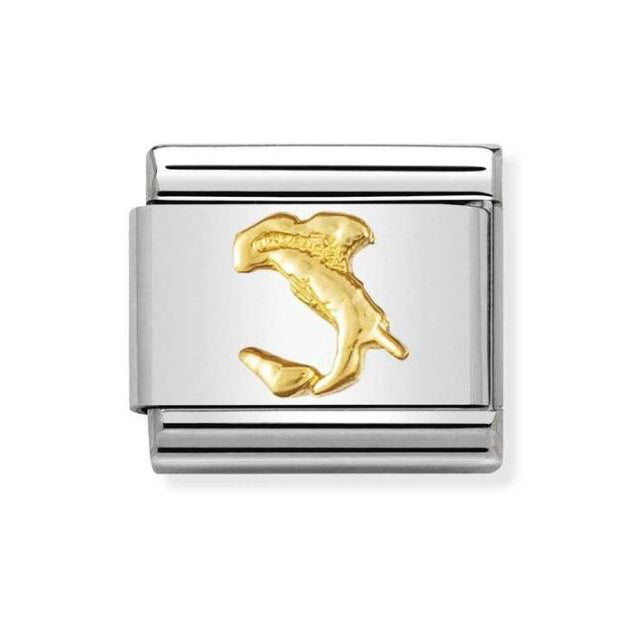Nomination Classic Link with Italy Country Symbol in Yellow Gold Tone