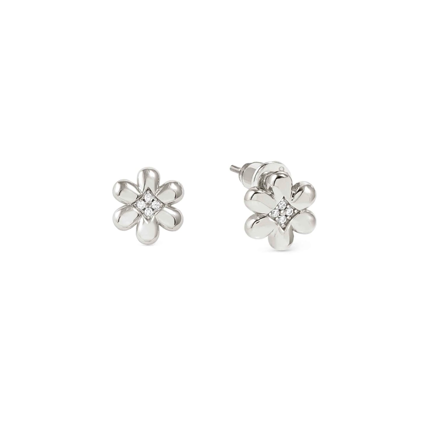 Nomination Petite Sparkle Earrings, Flower