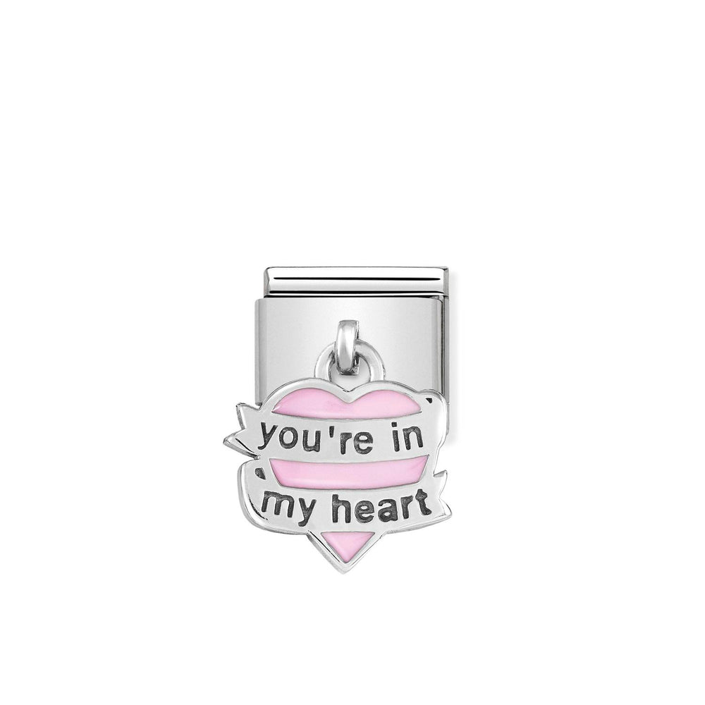 Nomination Classic Link with 'You're in my heart' Charm
