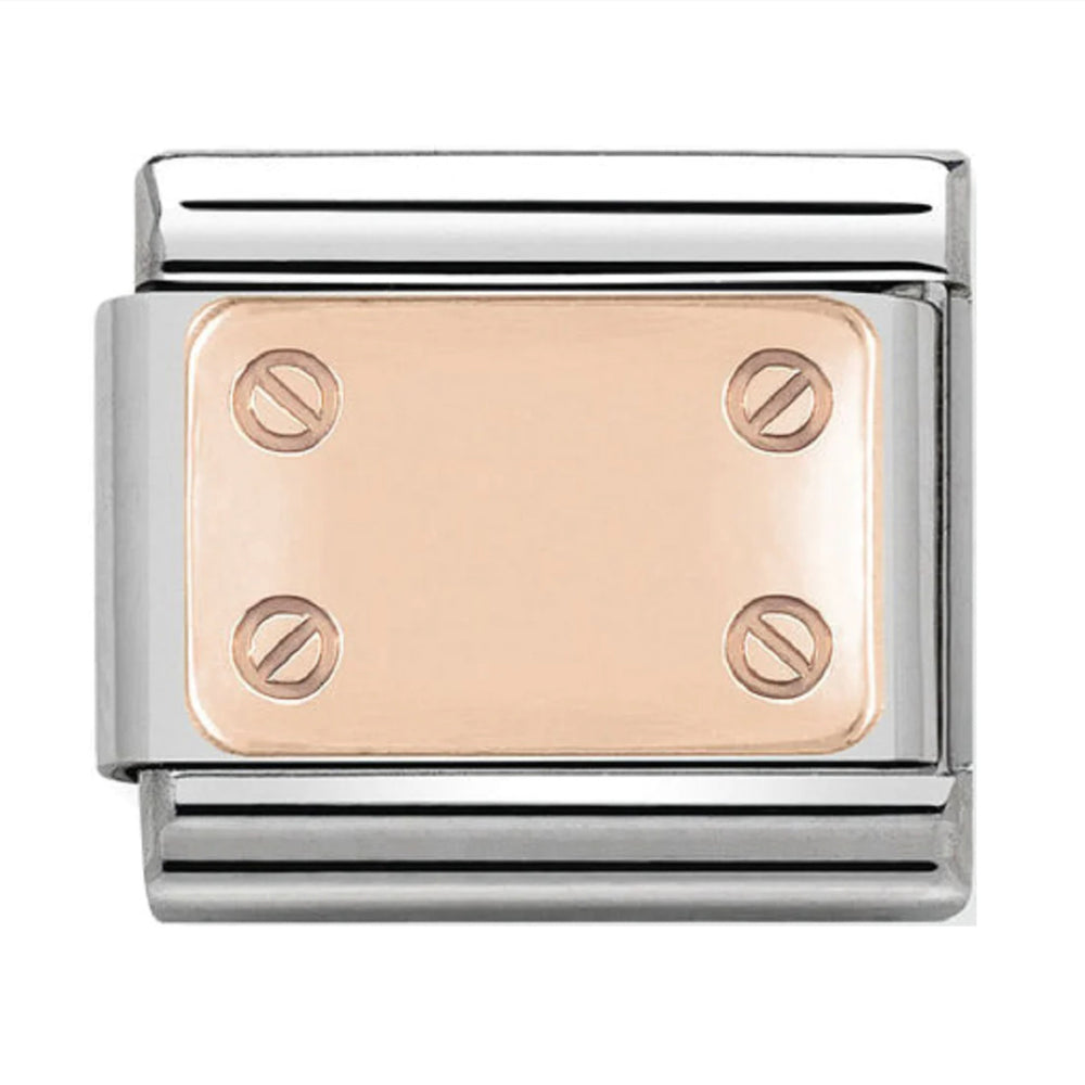 Nomination Rose Gold Plate and Screws