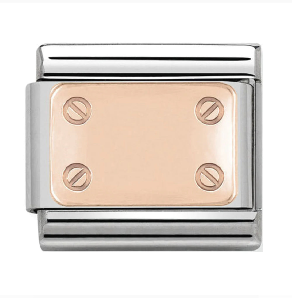 Nomination Rose Gold Plate and Screws