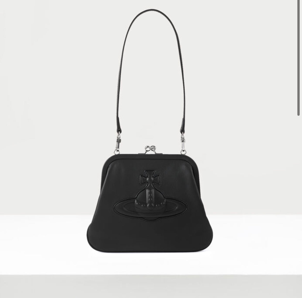 ★Vivienne Westwood★ Vivienne Clutch Tote Bag Black 4B01000 Vivienne Westwood Black 'Vivienne's Clutch' Bag - Tote Bags