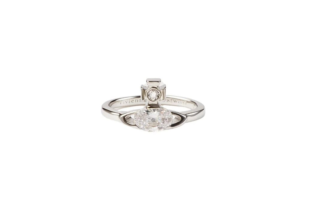Vivienne Westwood Allie Ring Platinum Tone