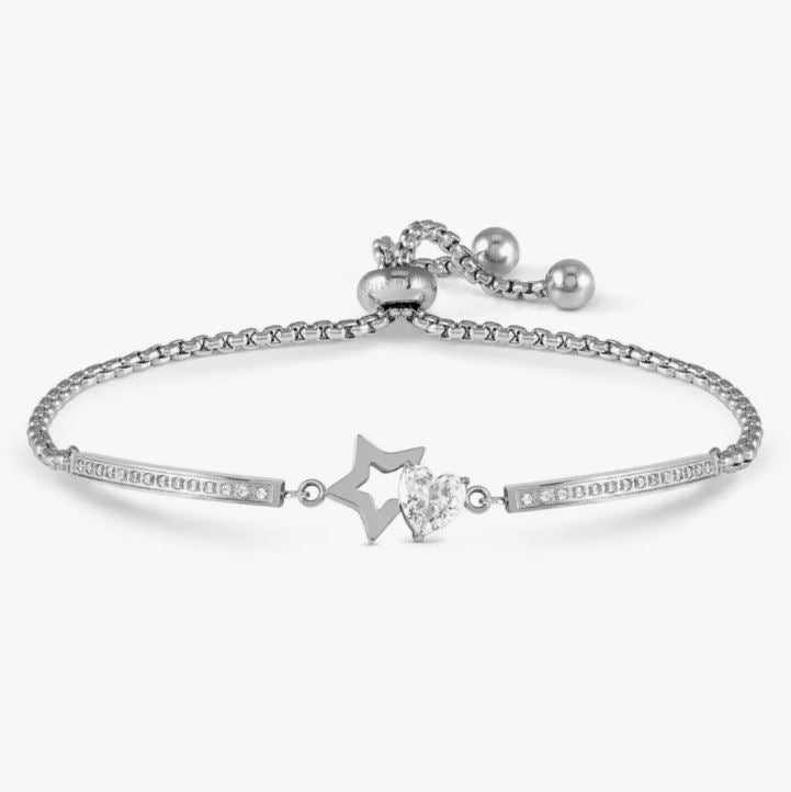 Nomination Milleluci Bracelet with Star and CZ Heart