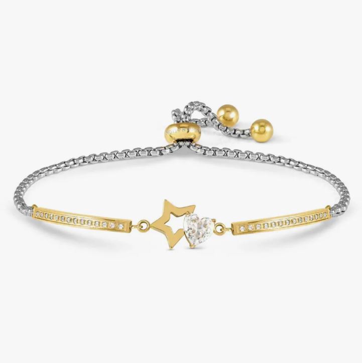 Nomination Milleluci Bracelet with Star and CZ Heart
