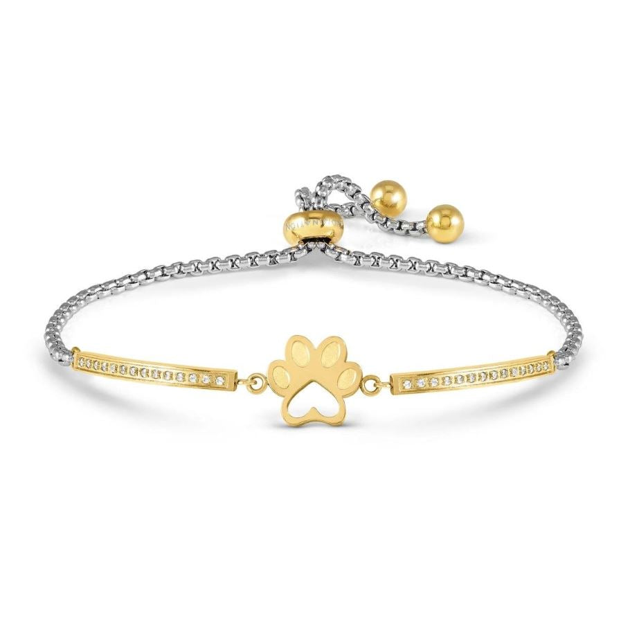 Nomination Milleluci Bracelet - Paw Print Yellow Gold