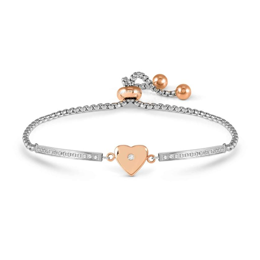 Nomination Milleluci Bracelet - Heart Rose Gold