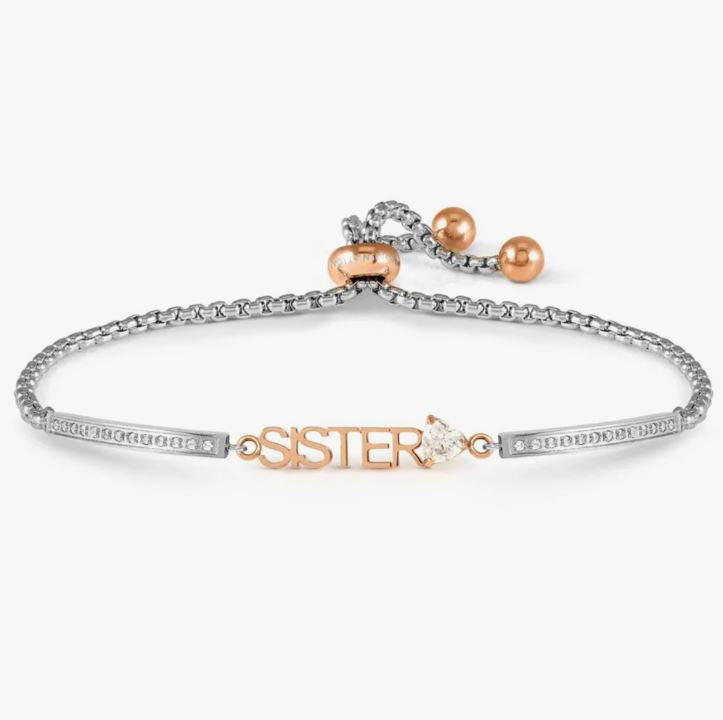 Nomination Milleluci Bracelet, SISTER with Cubic Zirconia